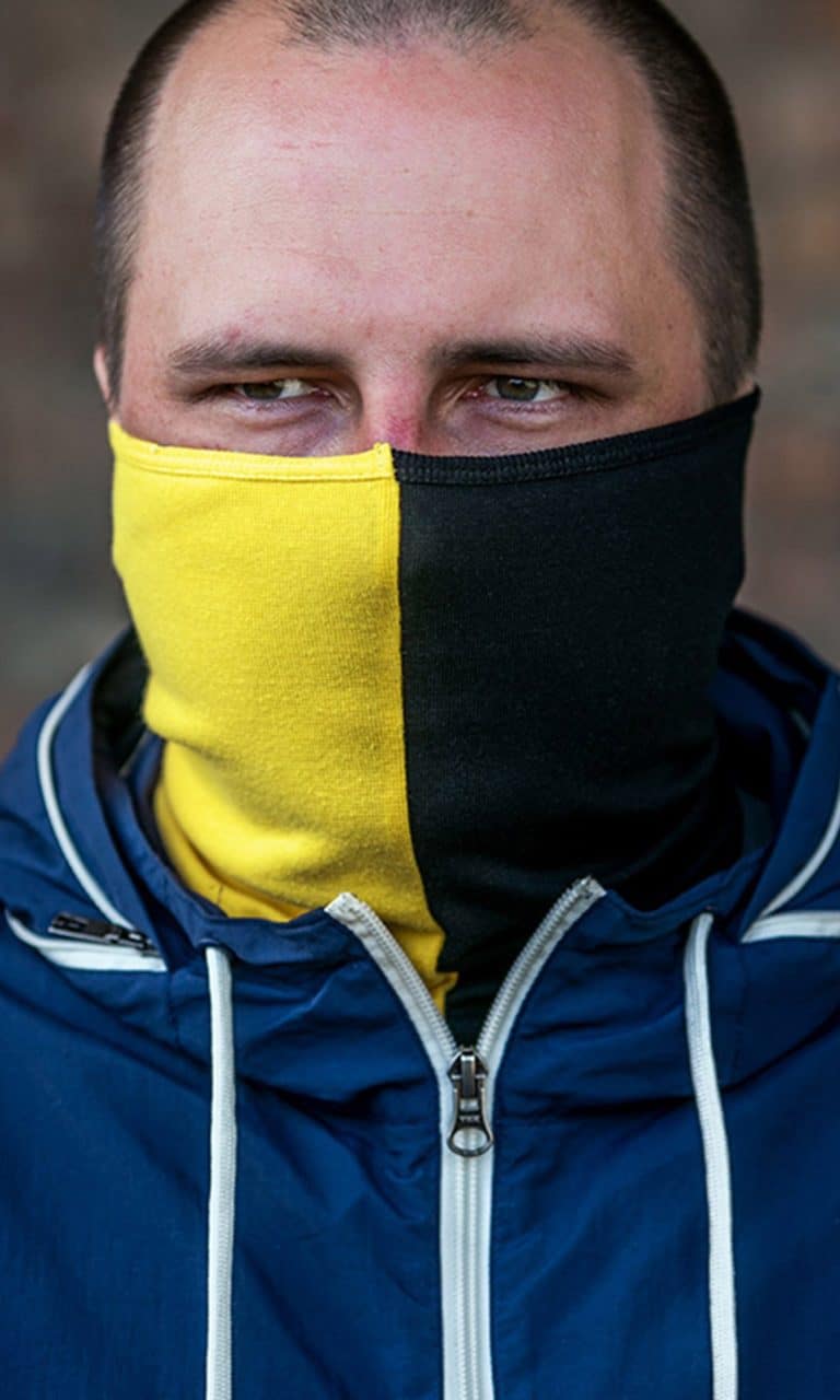 Neck Cover Yellow/Black