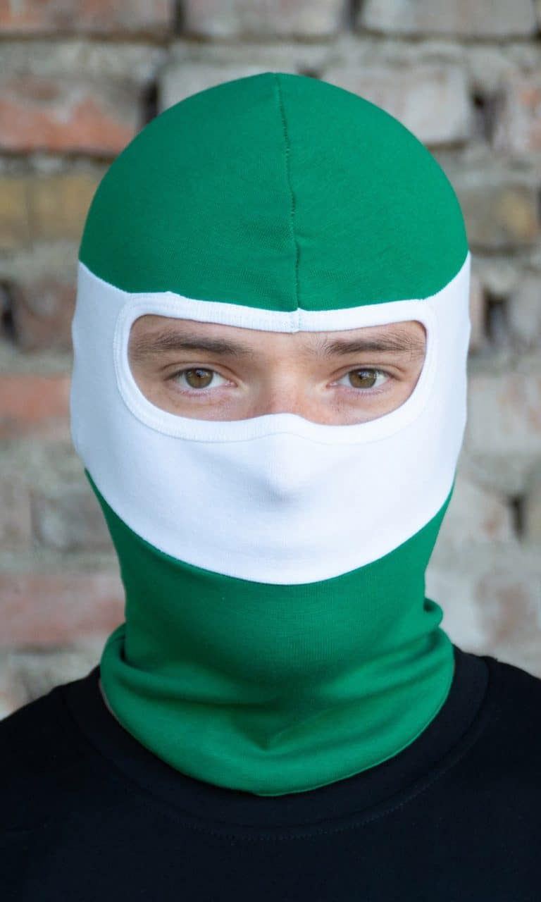 Balaclava Vandal Green/White/Green