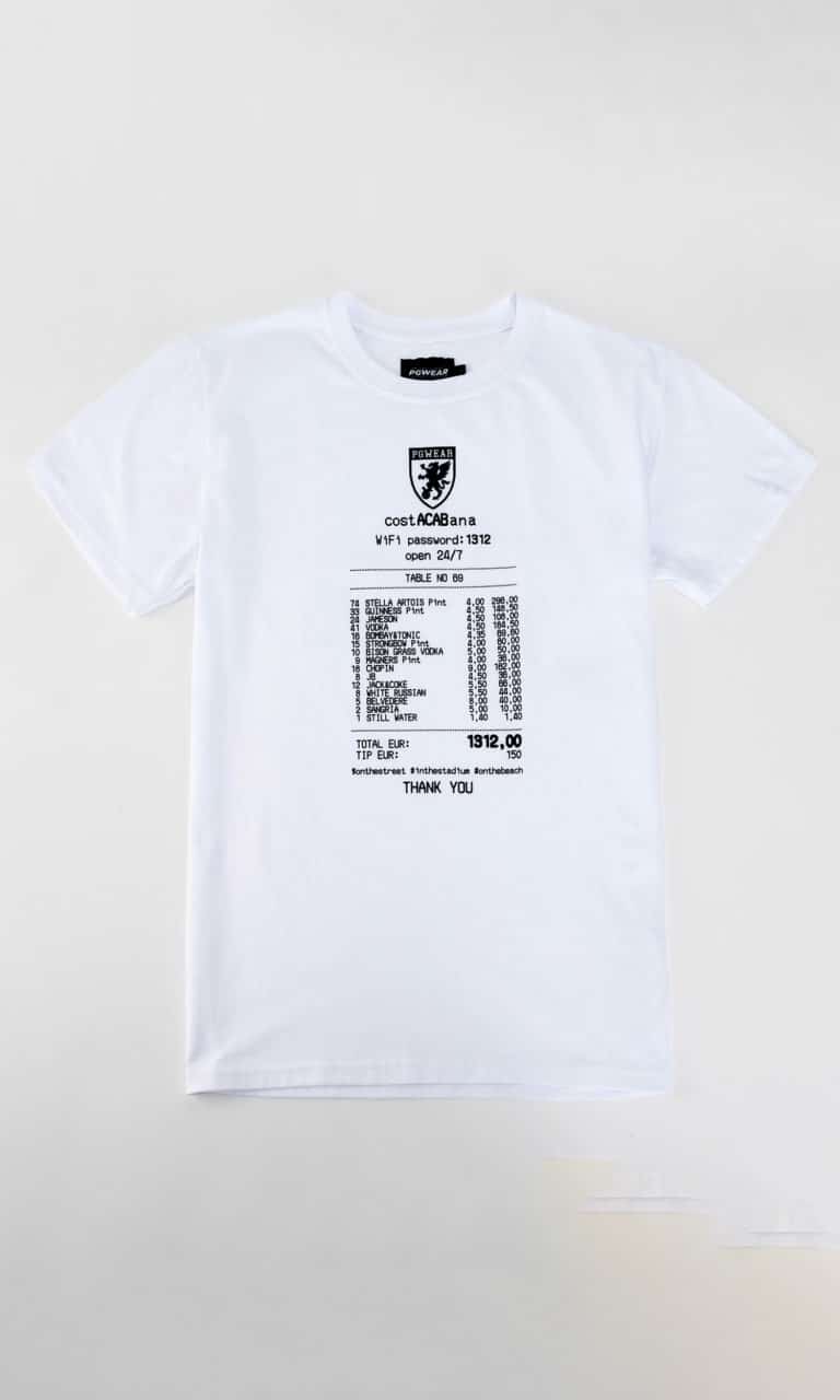 T-shirt "Receipt"