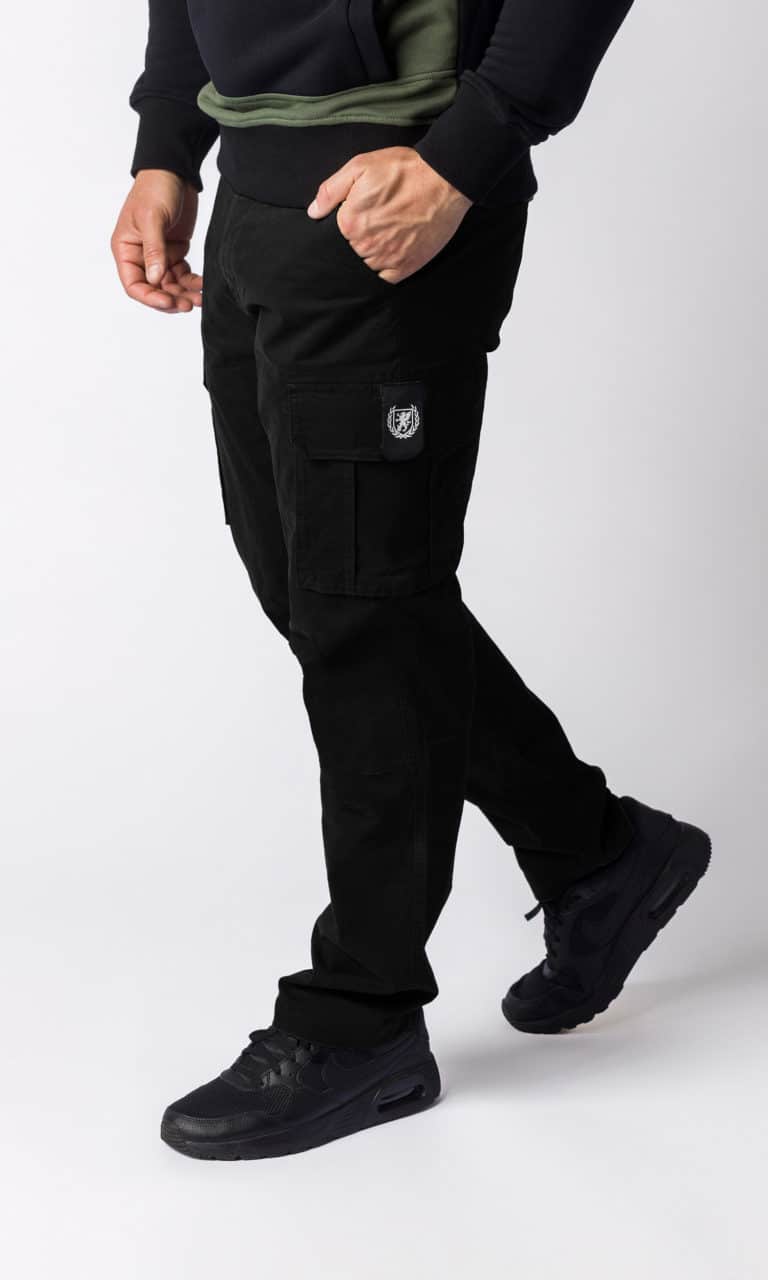 Spodnie Cargo "Troop" Black