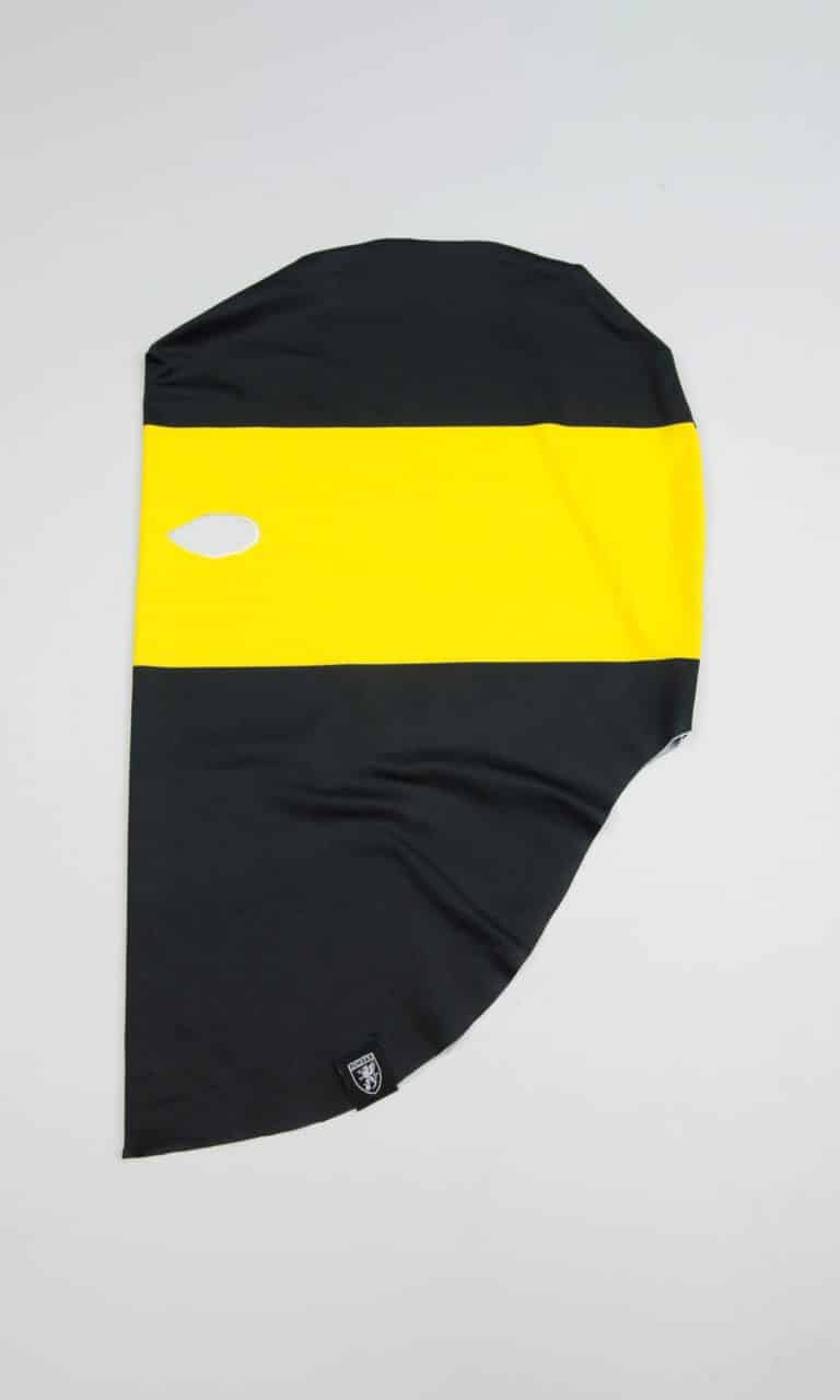 Polyester Balaclava Black/Yellow/Black