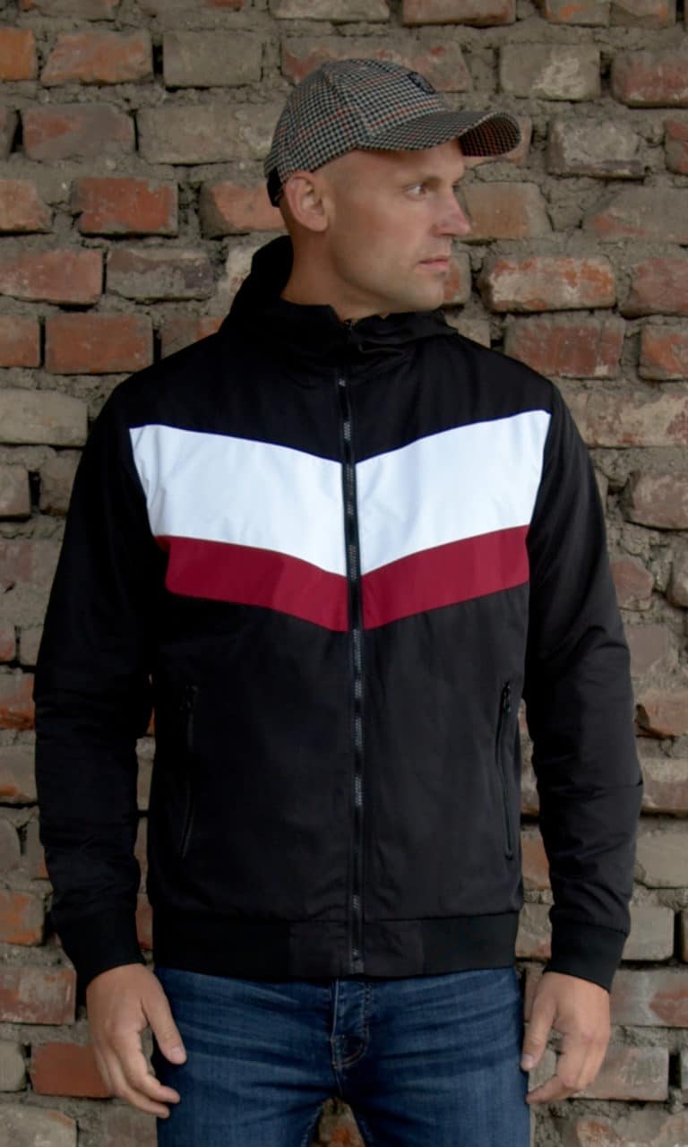 Reversible Jacket "Chameleon" Red/White