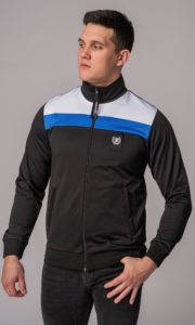 Bluza Retro "Pete" Czarny/Niebieski