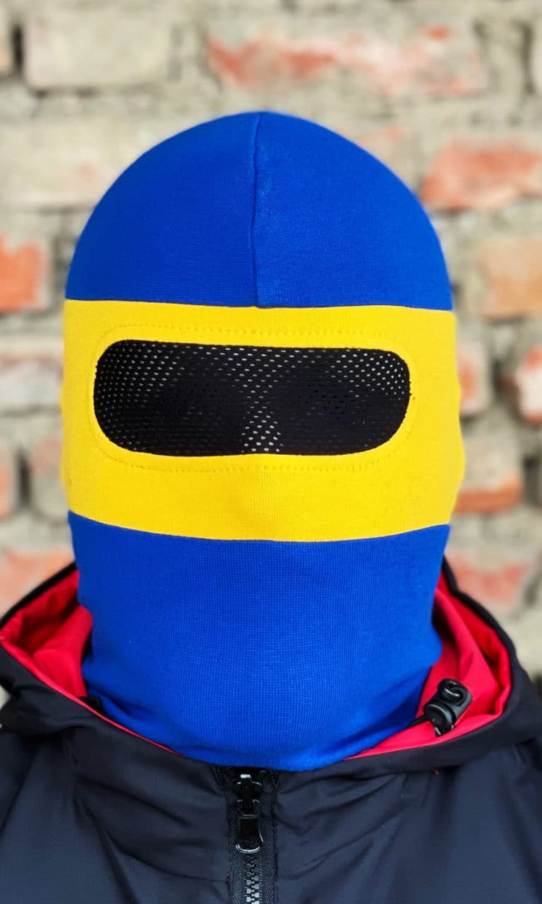 Kominiarka NET Navy/Żółty