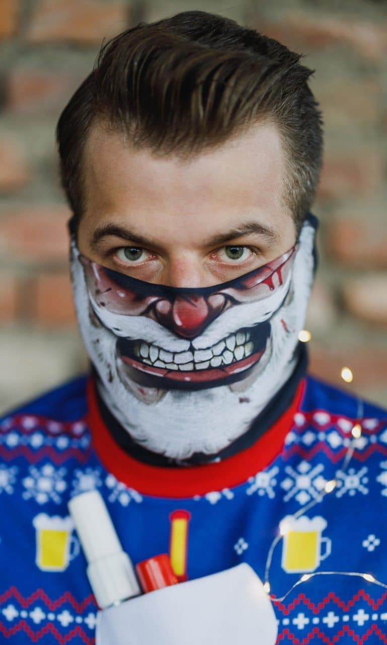 Neck Cover "Crazy Santa"