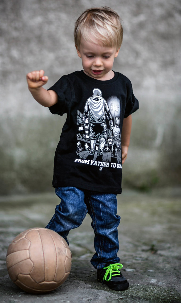 Kids T-shirt "From father to son"