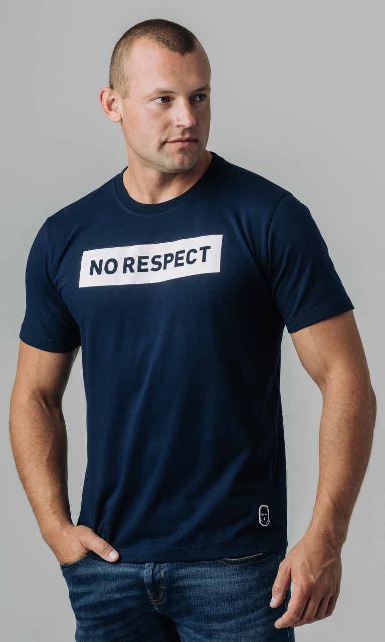 T-shirt "Block" No Respect Navy