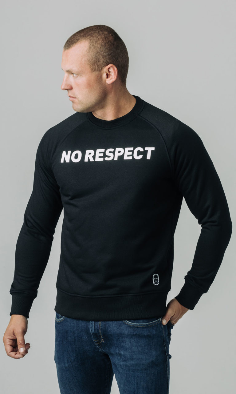 Sweatshirt "Slogan" No Respect Black
