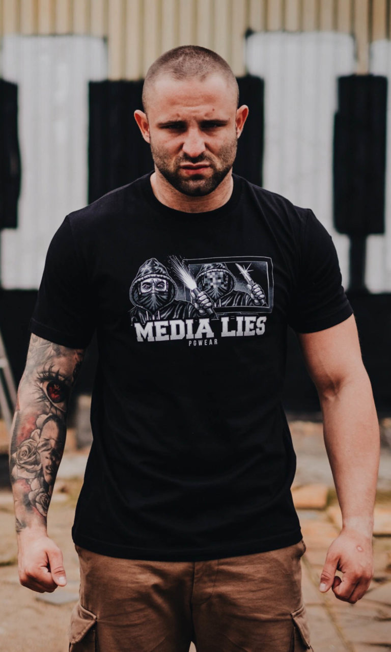 T-shirt "Media Lies"