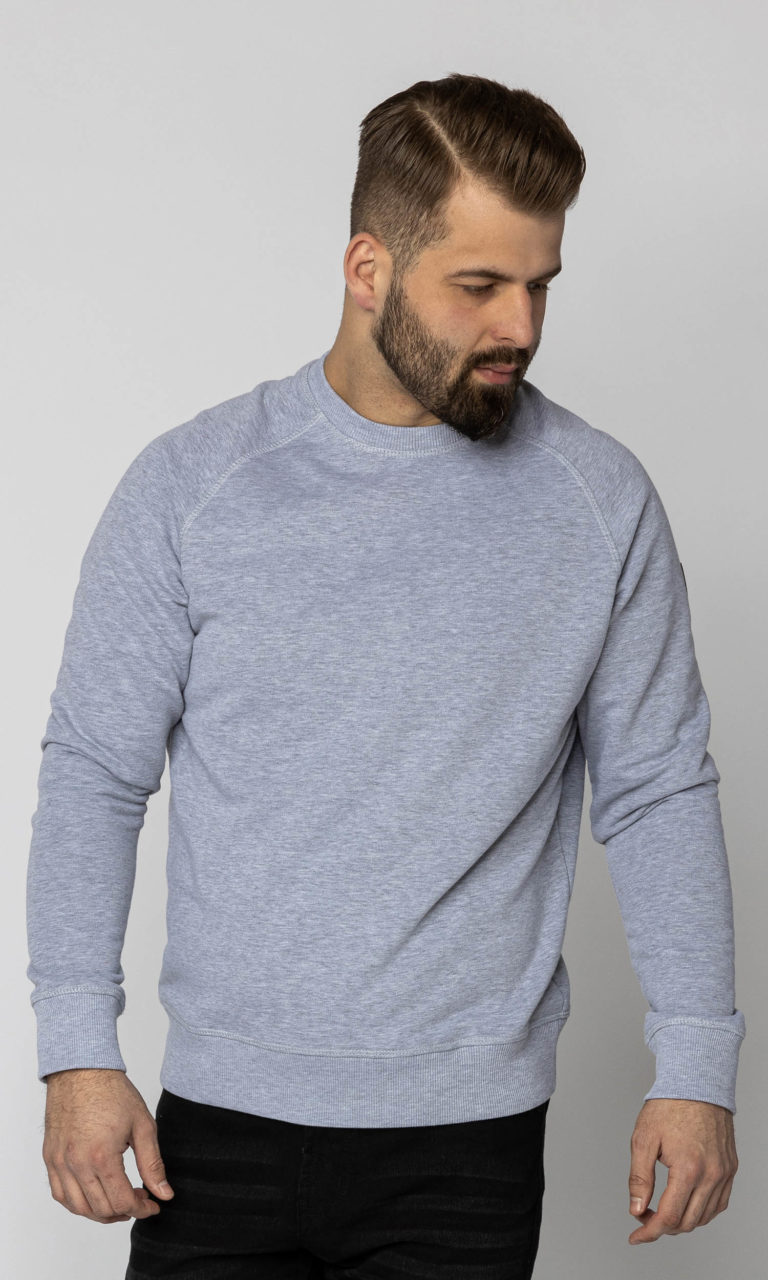 Sweatshirt "Basic Raglan" Light Grey