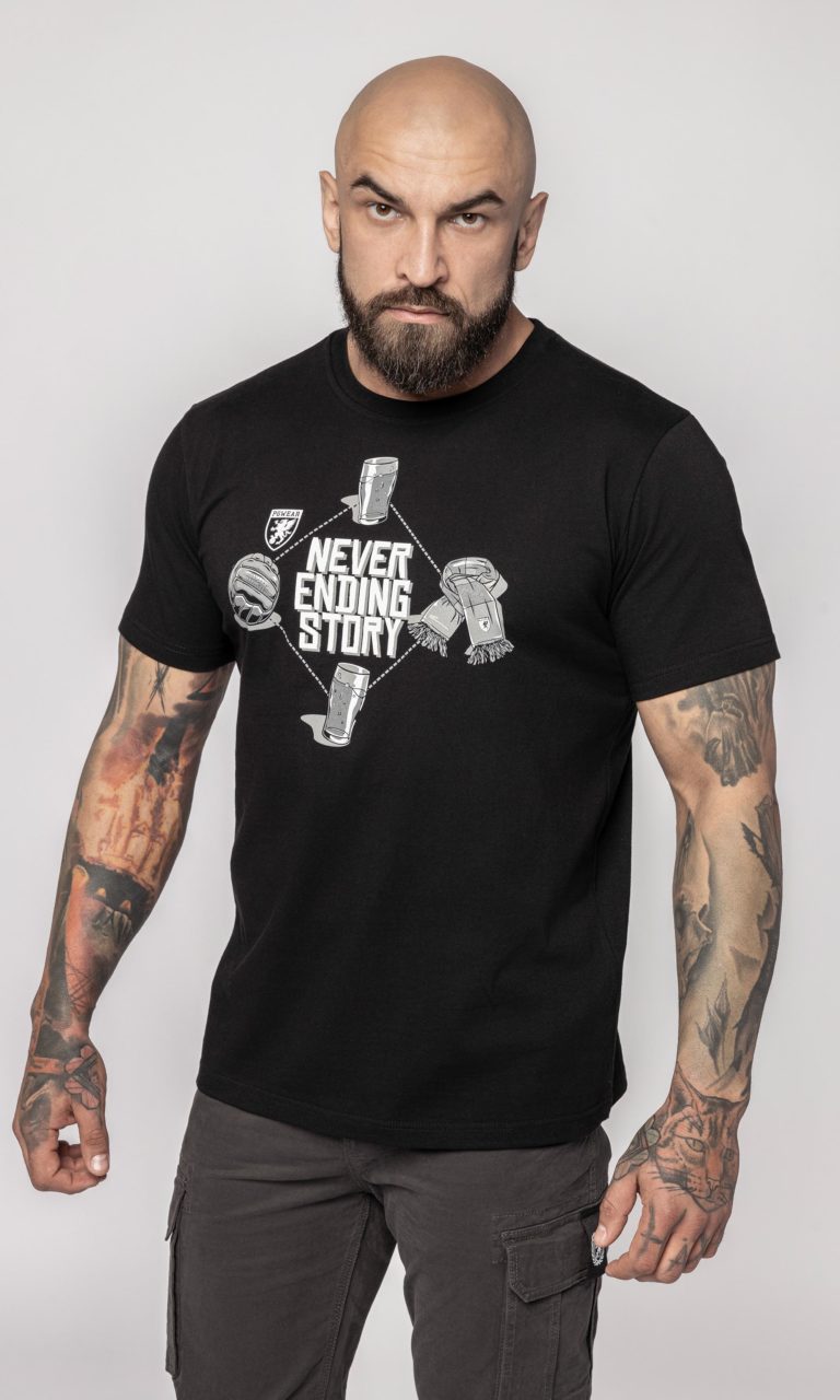 T-shirt "Story" Czarny