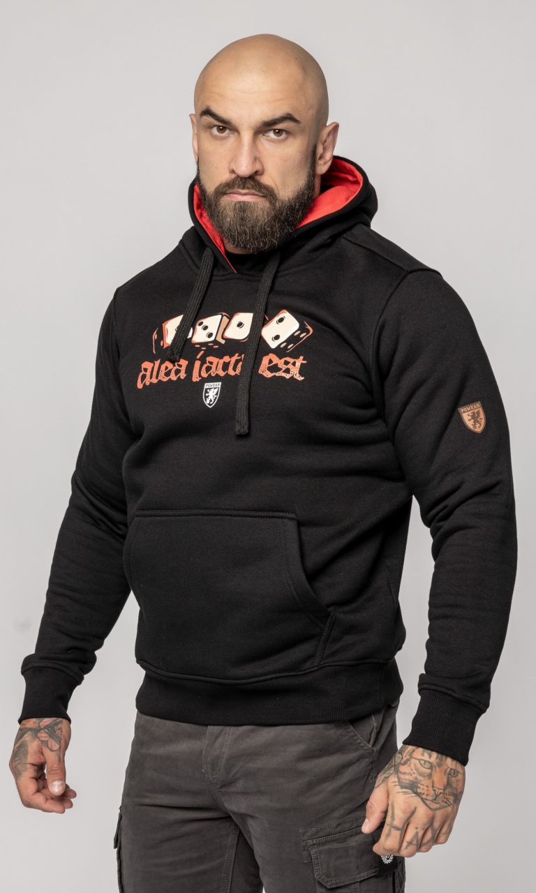 Full Face Kapuzenpullover “Dice” Schwarz