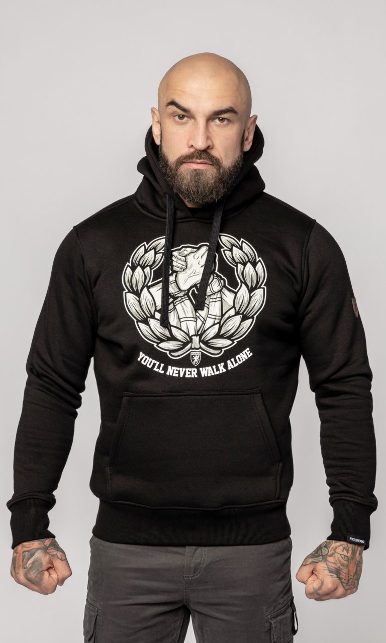 Full Face Kapuzenpullover "Hands" Schwarz