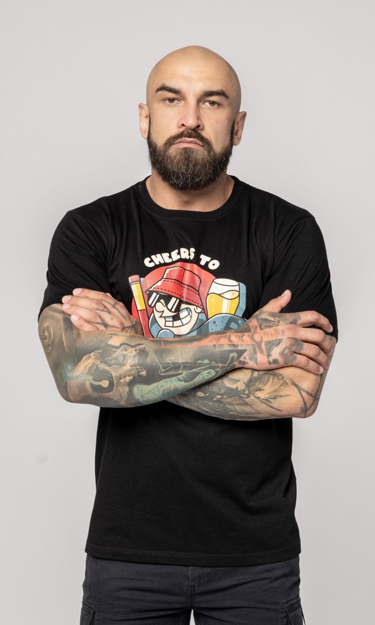 T-shirt "CTTW" Schwarz