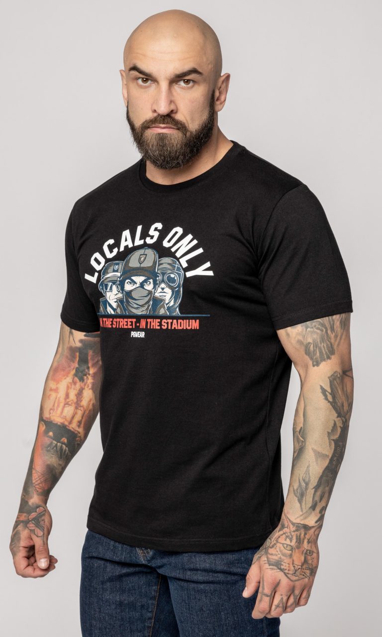 T-shirt "Locals Only" Schwarz