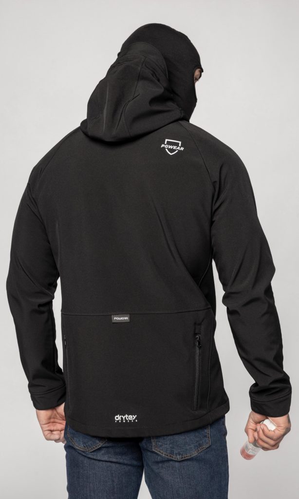 PGWEAR Softshell Jacke Struggle - Mit Integrierter Balaclava | 8000mm Wassersäule | Made In Europe