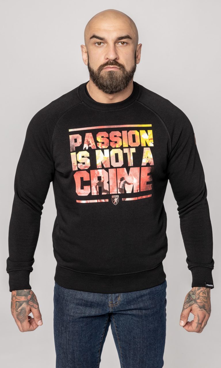 Bluza "Passion is not a crime" Czarna