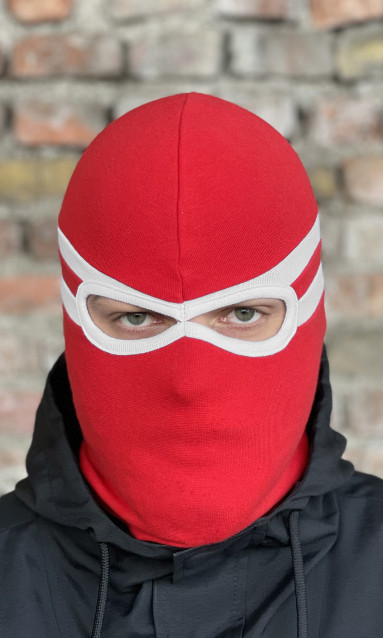 Balaclava "Clash" Red/White