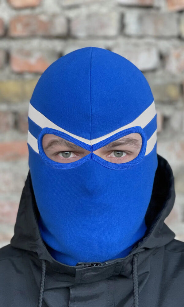 Balaclava "Clash" Blue/White