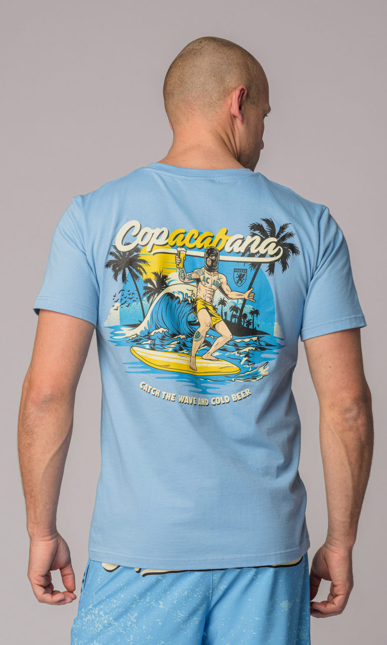 T-shirt "Surfer" Blau
