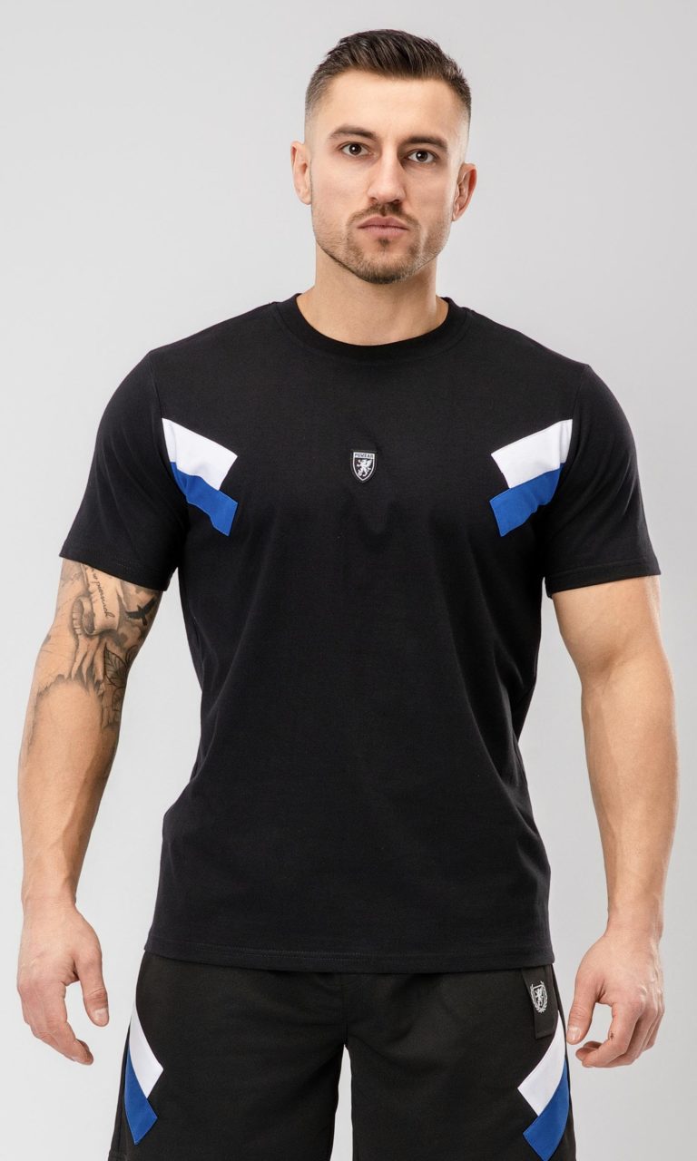 T-shirt "Mission" Niebiesko/Biały