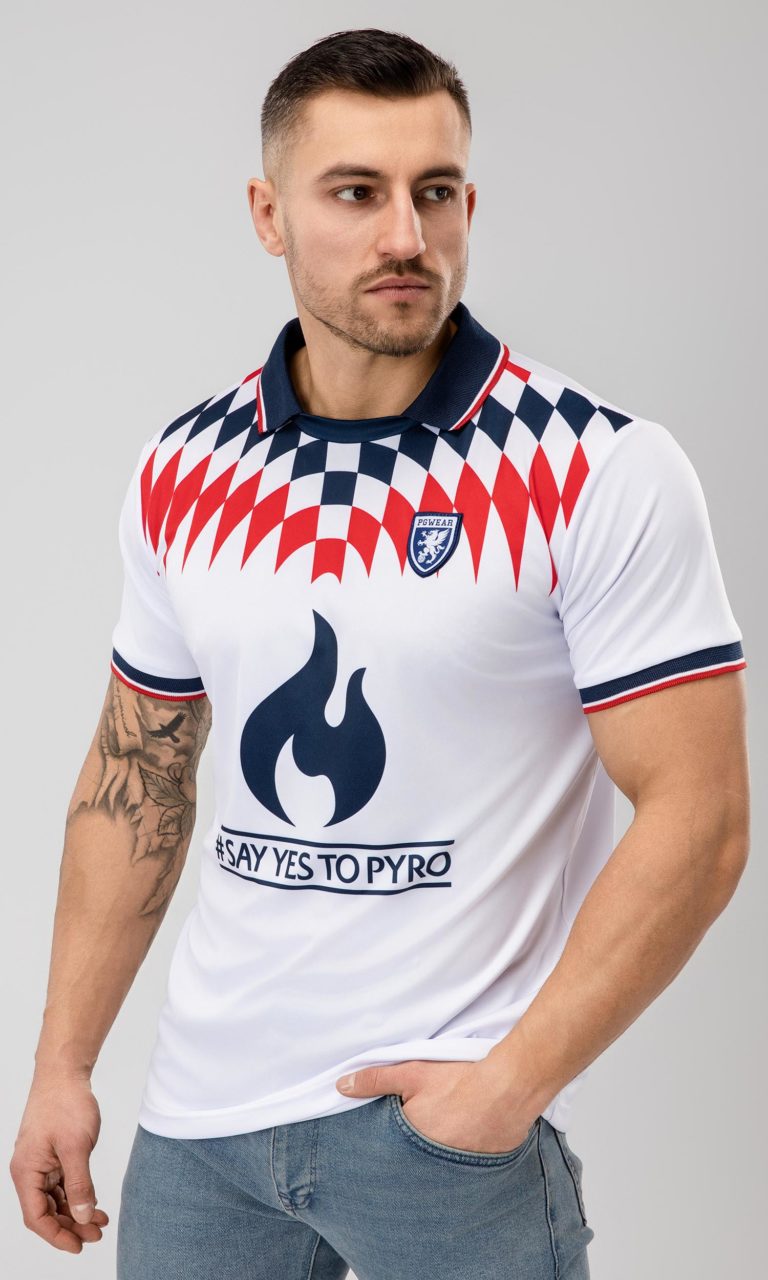 Retro Football Jersey "SYTP" Biały