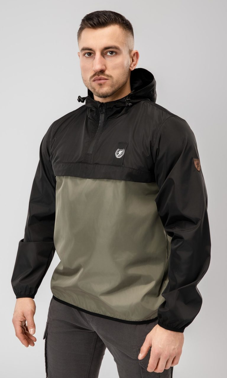 Packable Full Face Jacket "Force" Black/Olive