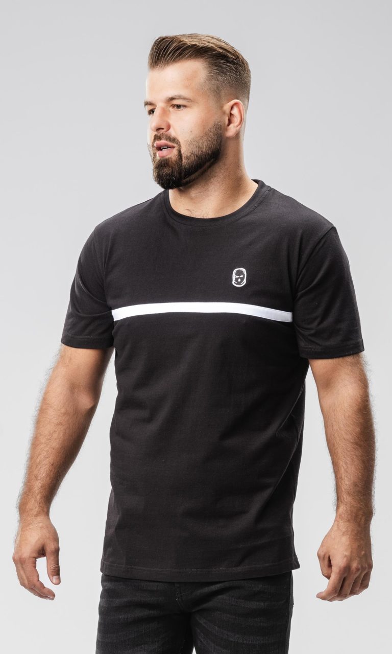 T-shirt "Stripe" No Respect Schwarz