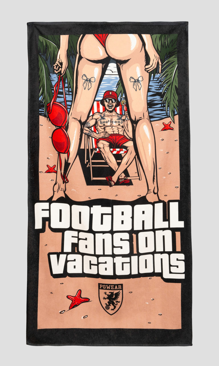 Beach Towel "Fans on Vacations"