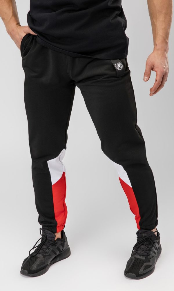 Polyester Sturmhaube Rot/Weiß/RotSturmhaube - PGwear Ultras Sportswear