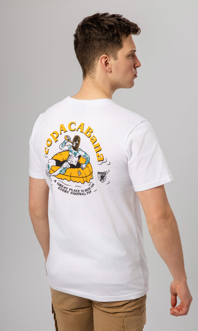 T-shirt "Escape" Biała
