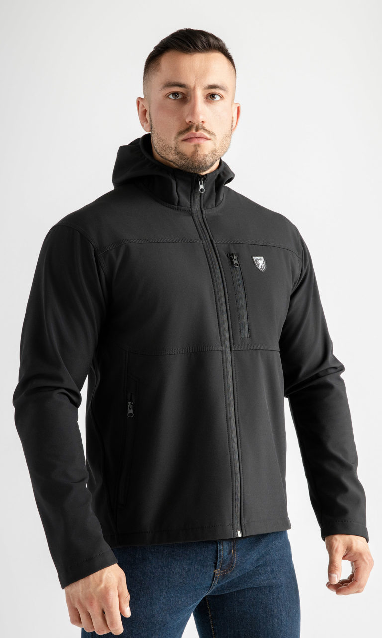 Full Face Softshelljacke "Resistance" Schwarz