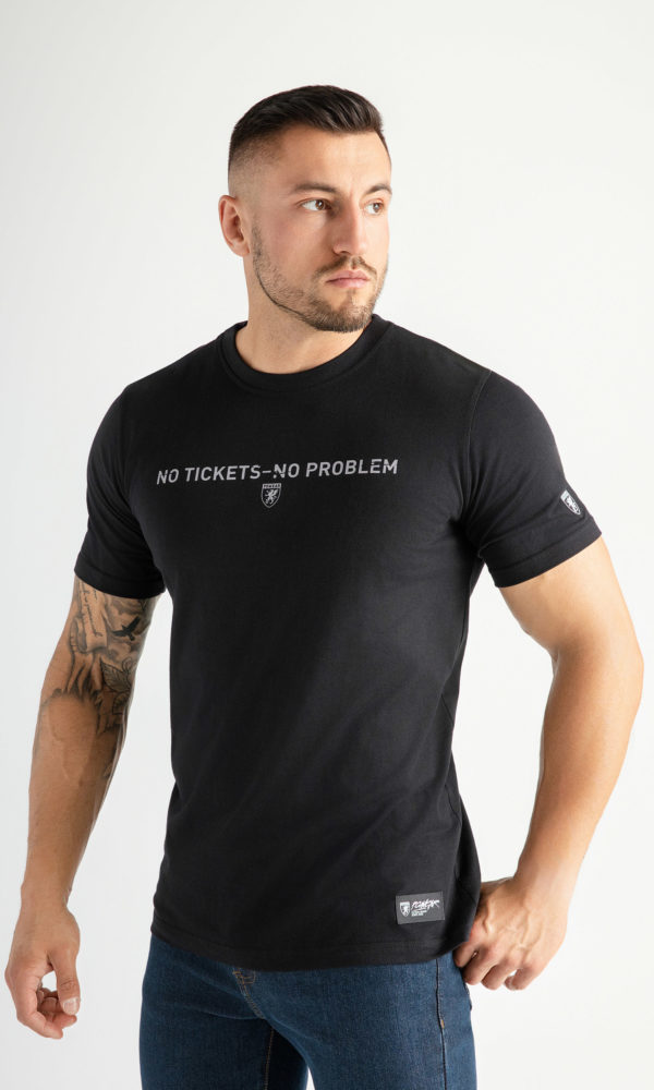 Alternative view of T-shirt "No Tickets" Black