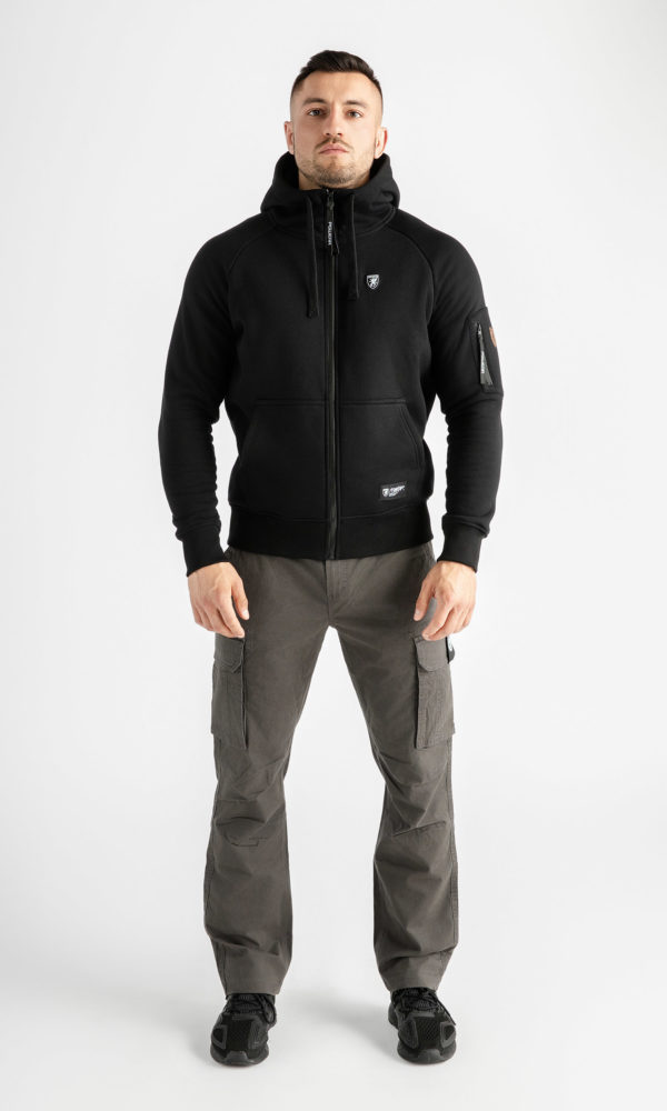 Alternative view of Kapuzenpullover "Workout" Schwarz