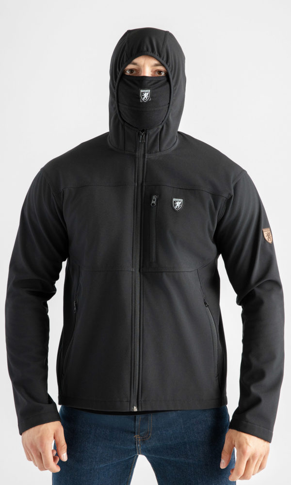 Alternative view of Kurtka Softshell "Resistance" Black