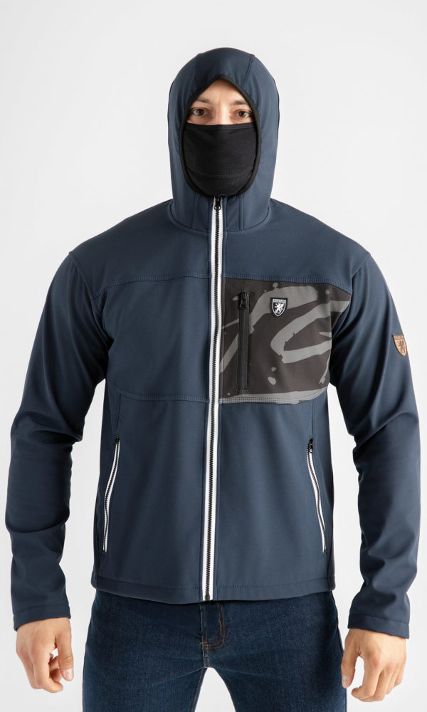 Alternative view of Kurtka Softshell "Resistance" Navy