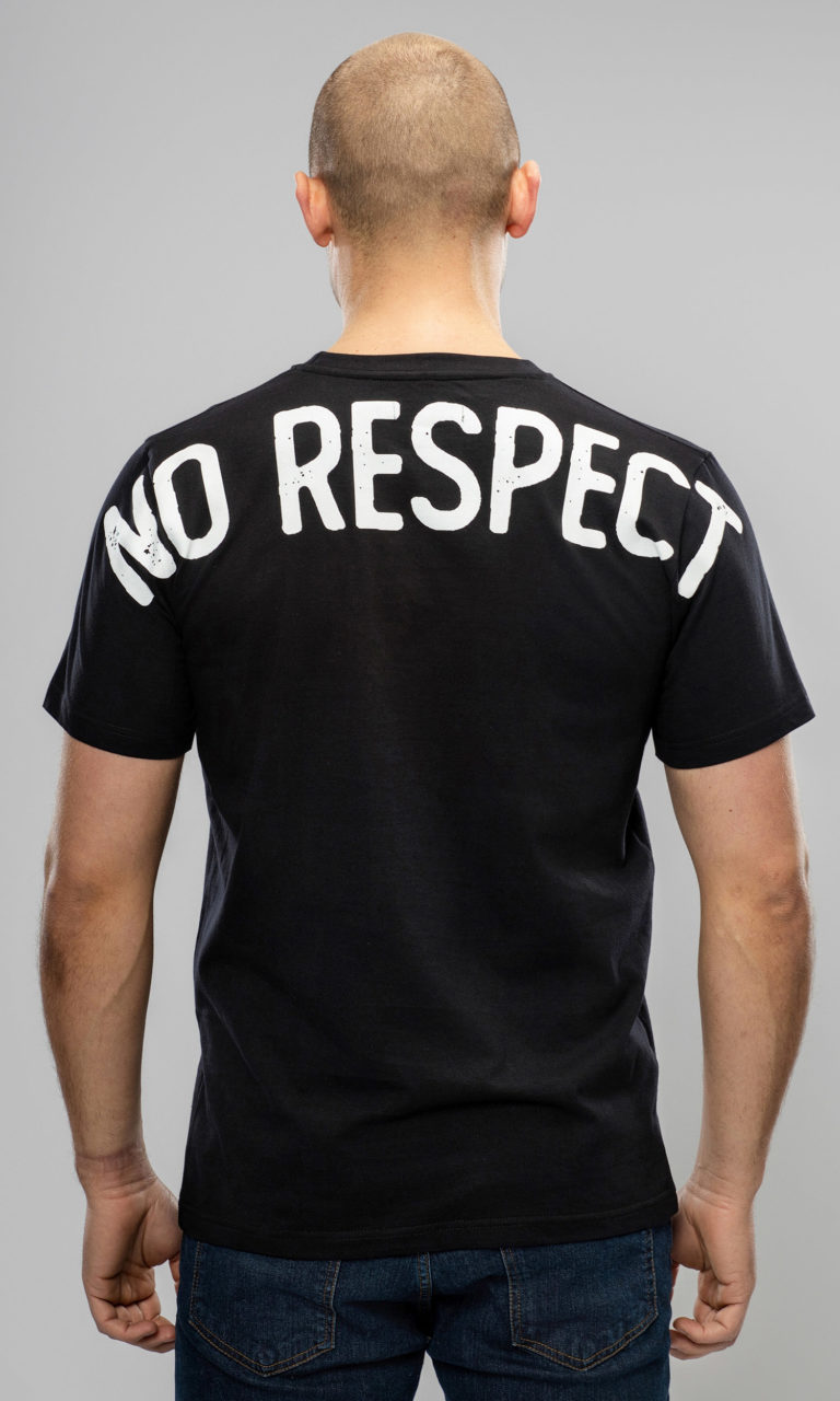 T-shirt "Shoulder" No Respect Black