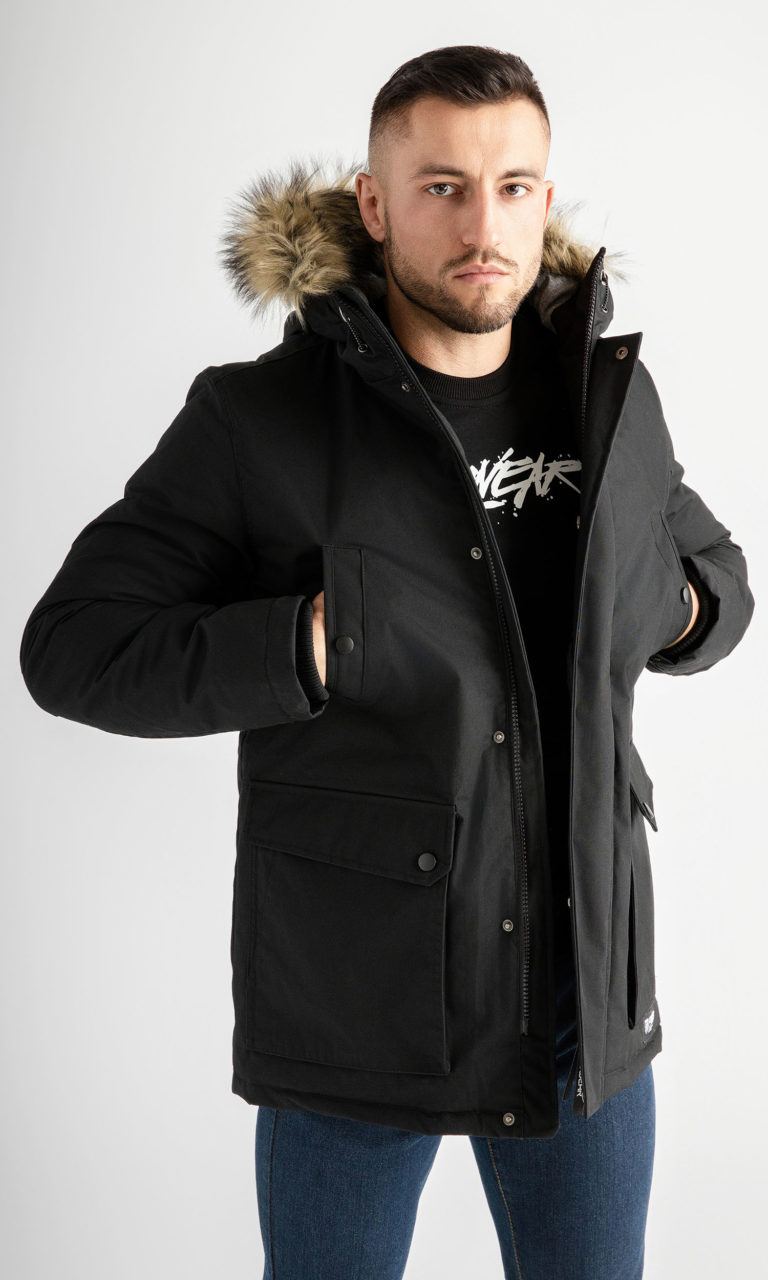 Full Face Parkajacke "Arctic" Black