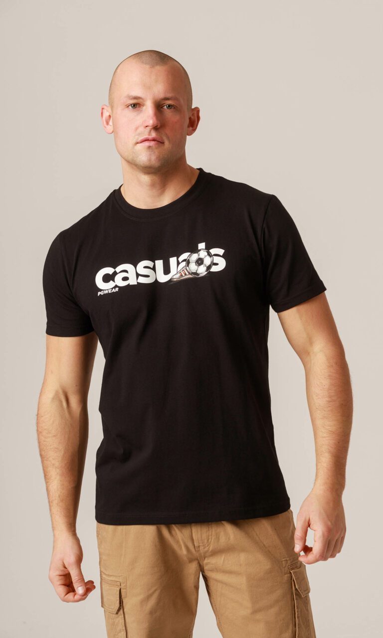 T-shirt "Casuals" Schwarz