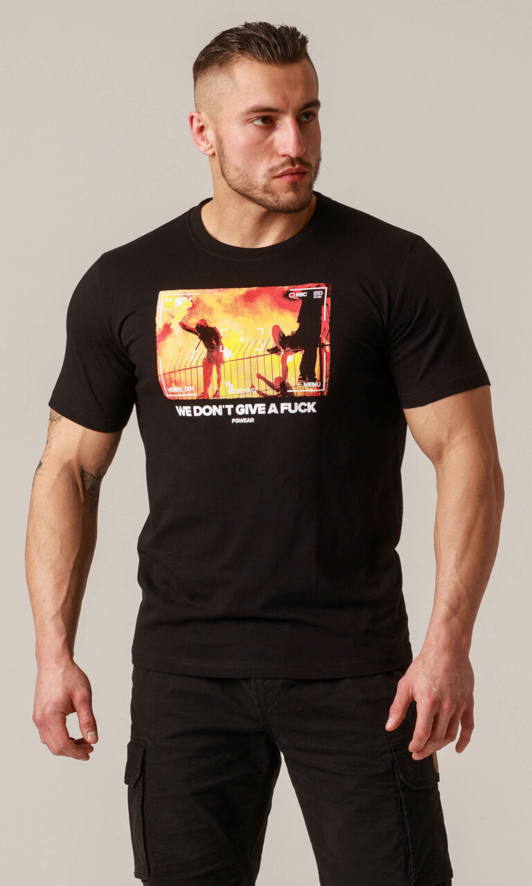 T-shirt "We don't give" Black