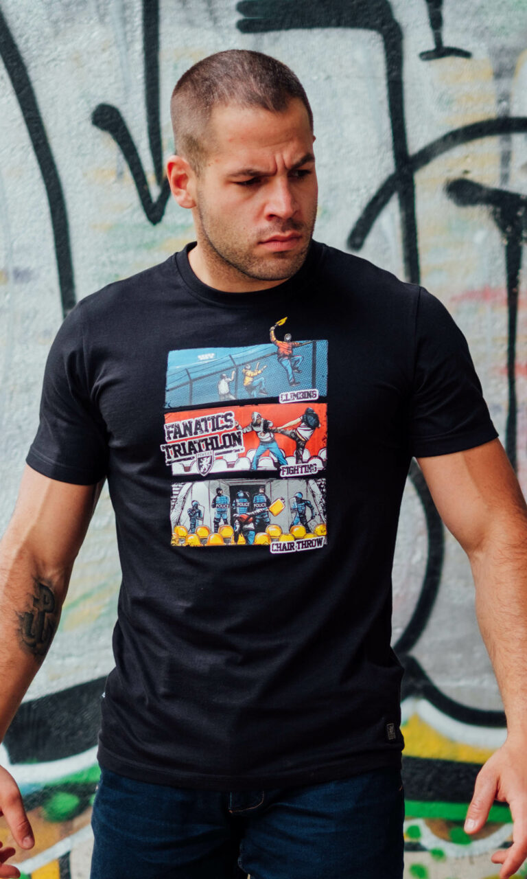 T-shirt "Fanatics Triathlon" Black