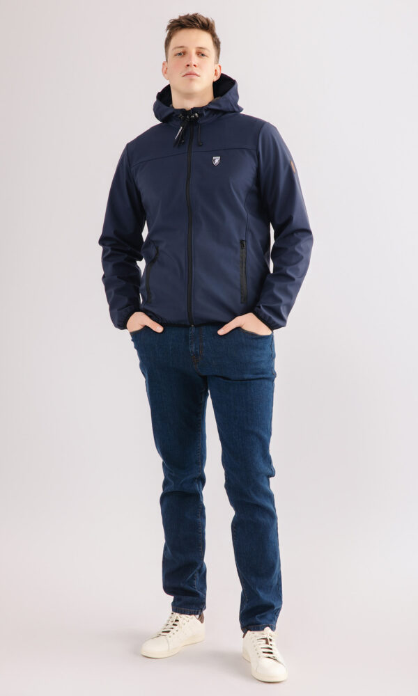 Alternative view of Full Face Softshelljacke "Risk" Marine