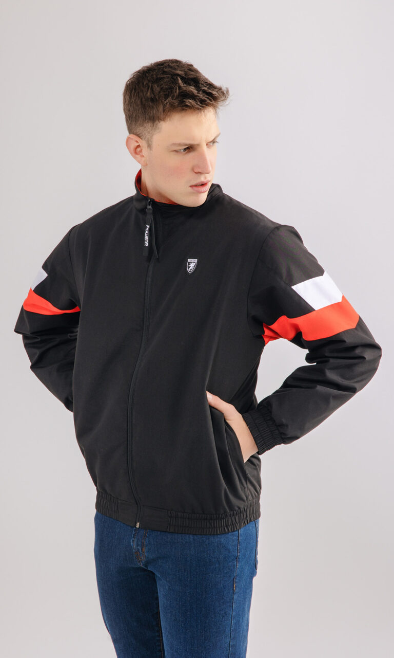 Sport Jacke "Bavaria" Rot/Weiß