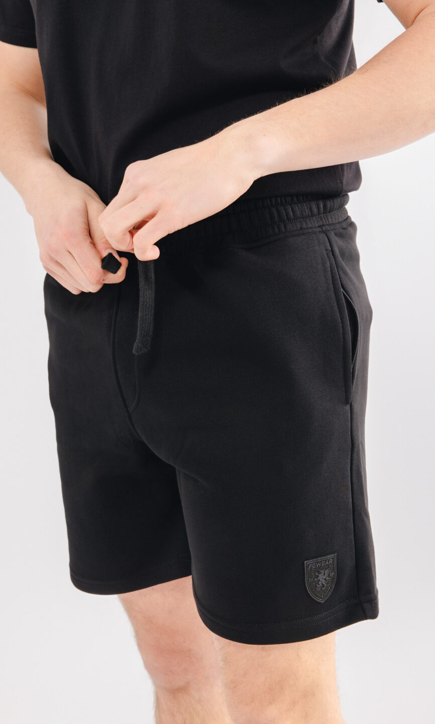 Baumwollshorts "Bermuda" Schwarz