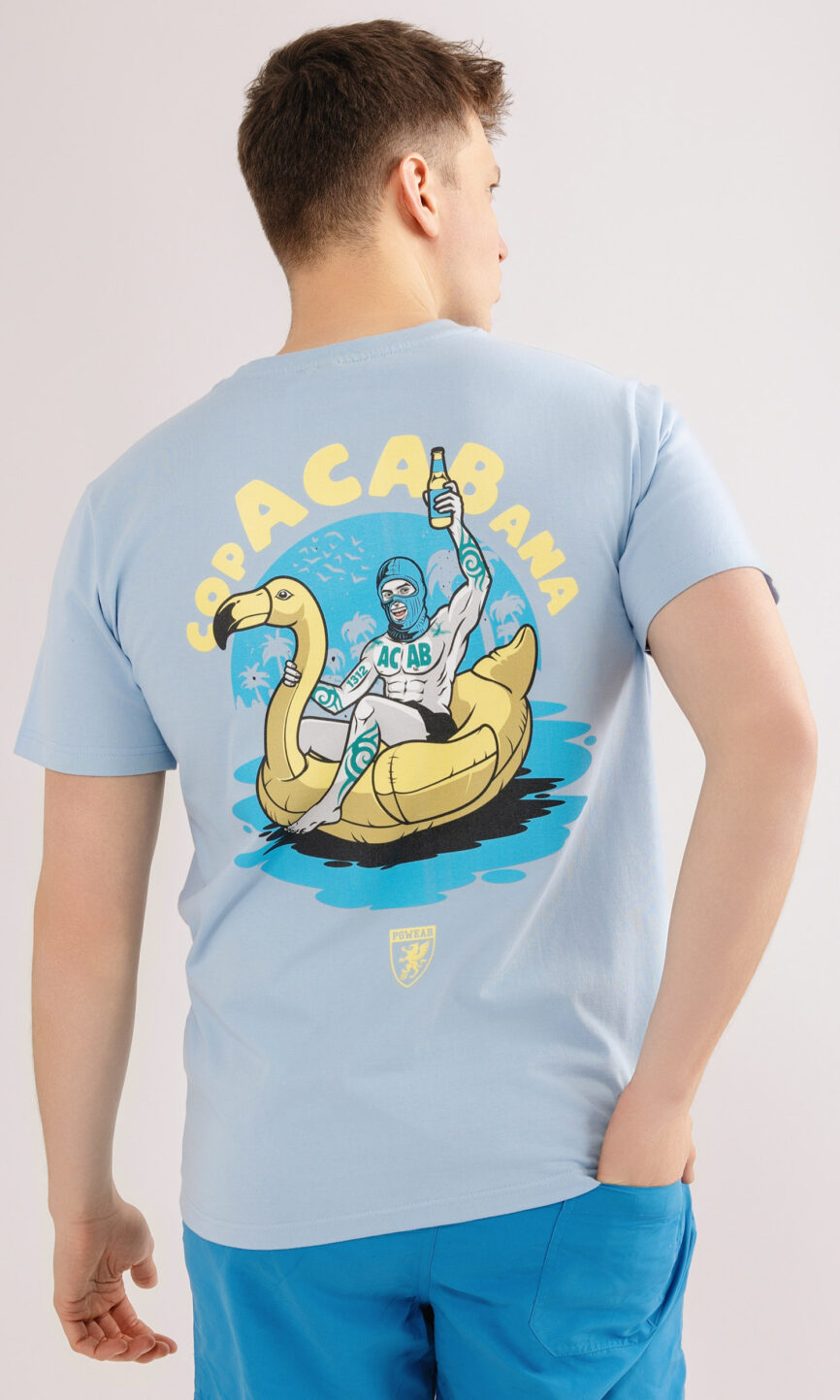 T-shirt "Flamingo" Blue