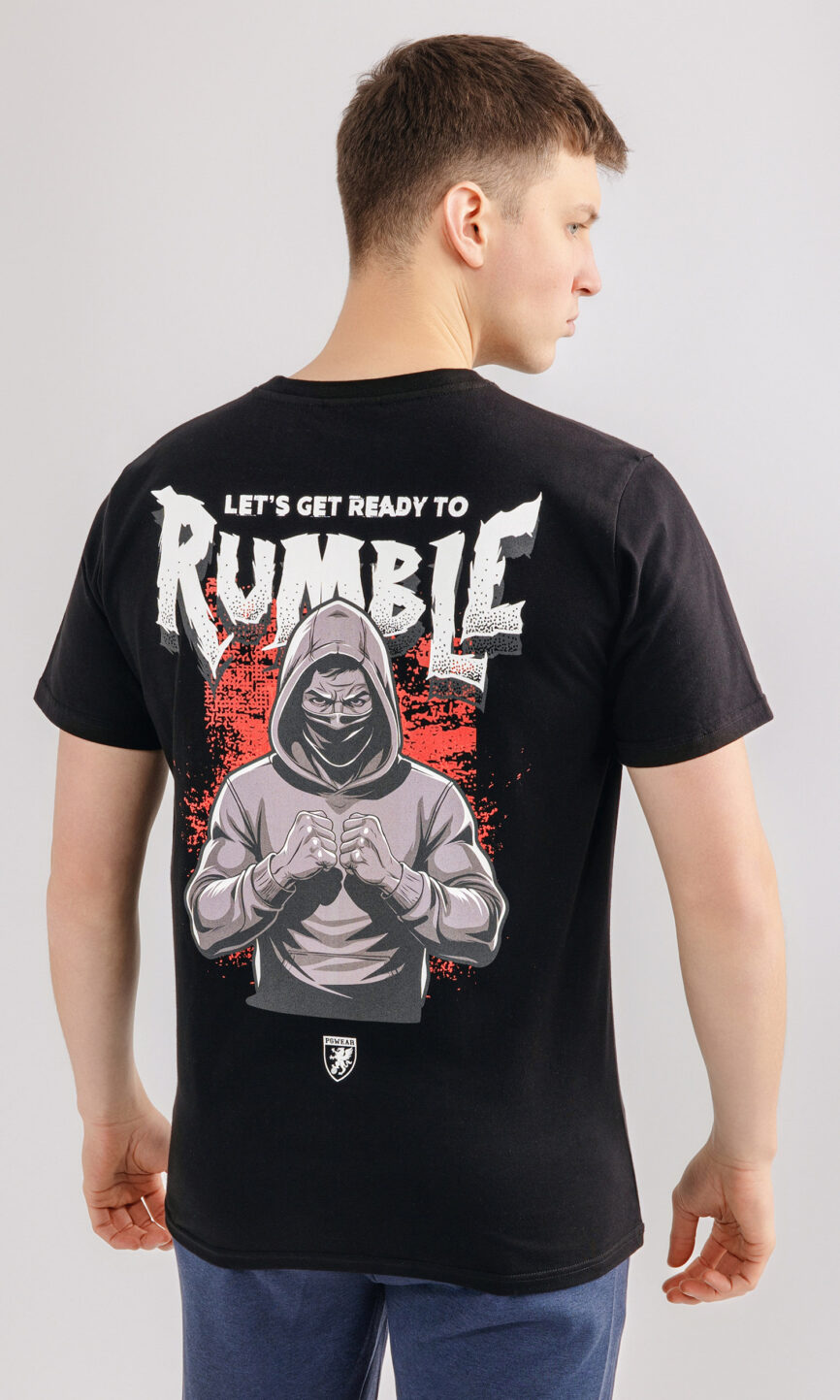 T-shirt Rumble" Black