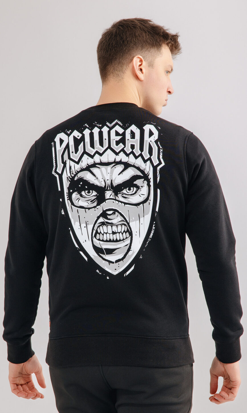 Sweatshirt "Angry Face" Black