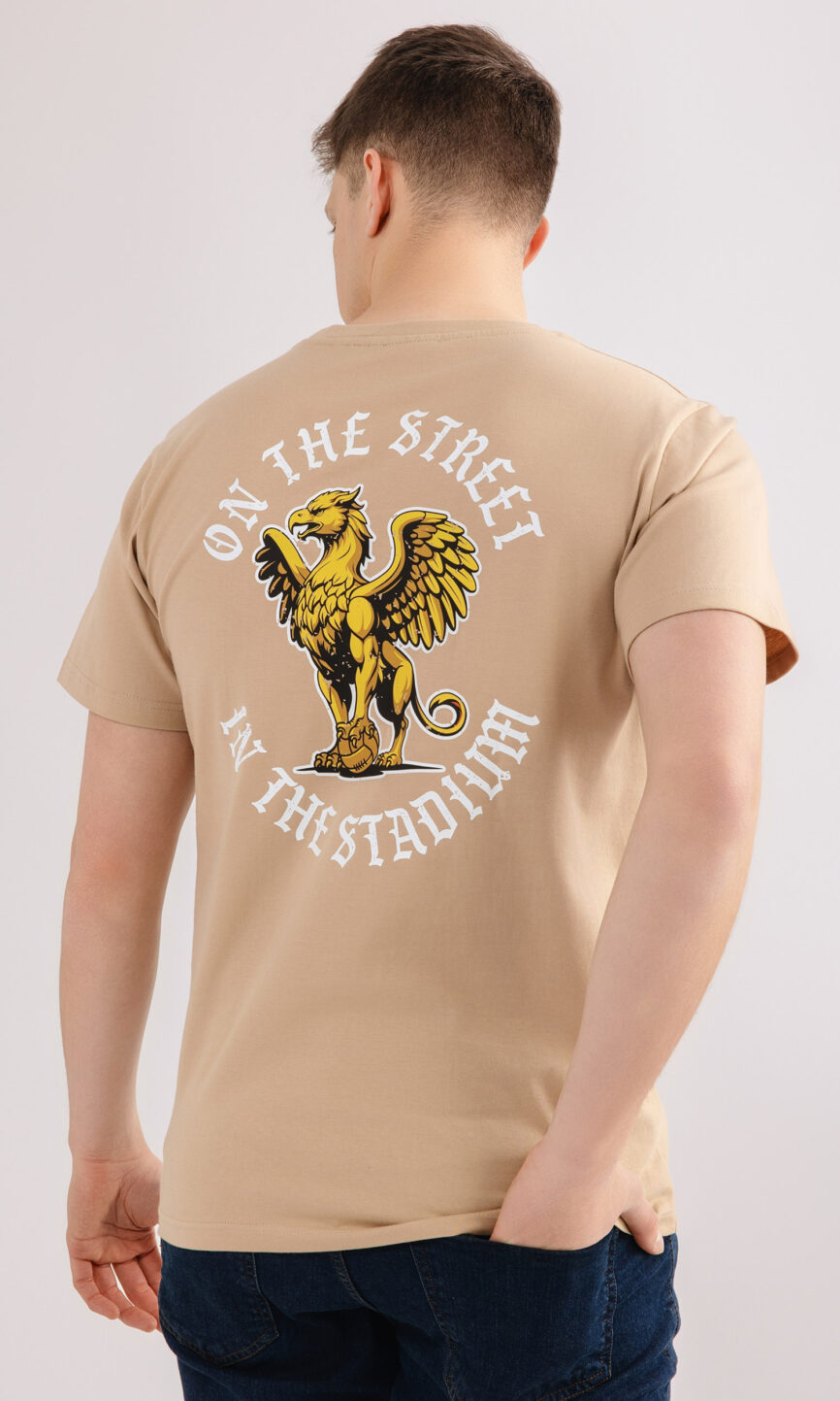 T-shirt "Statue"Beige