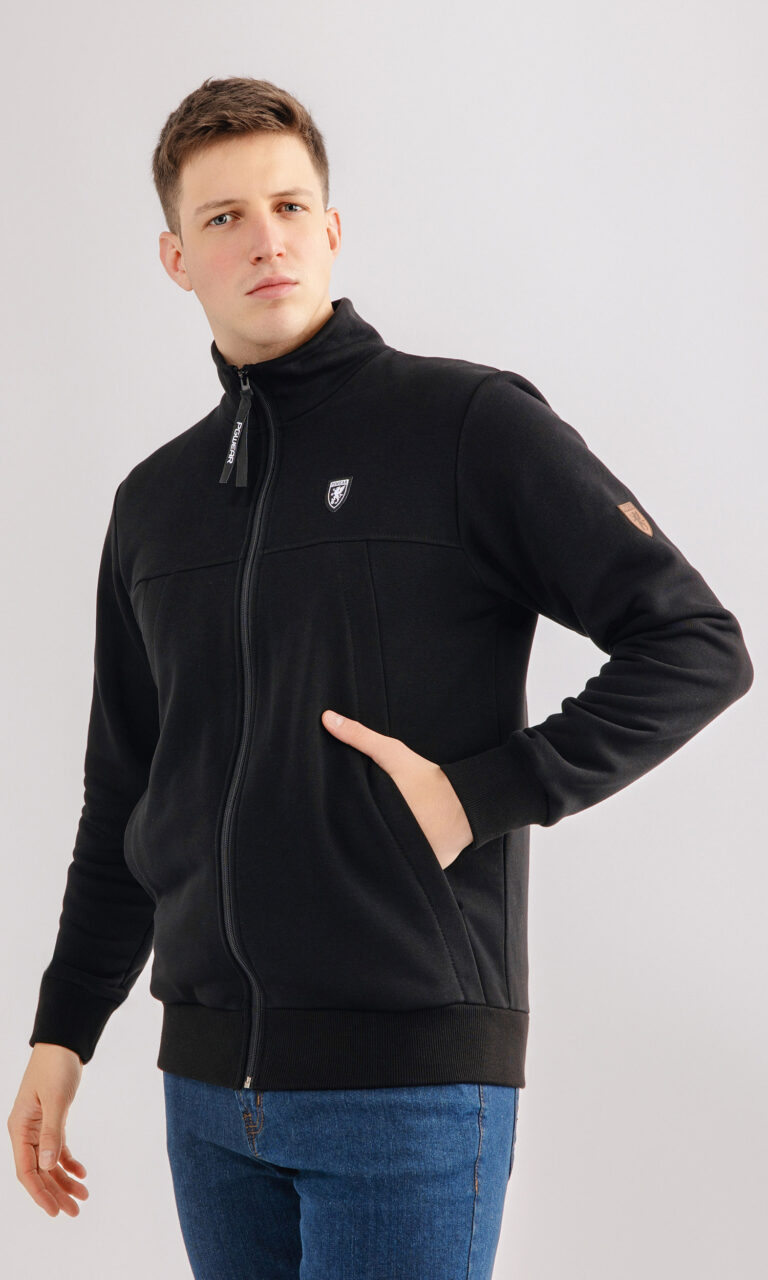 Sweatshirt "Collar" Schwarz
