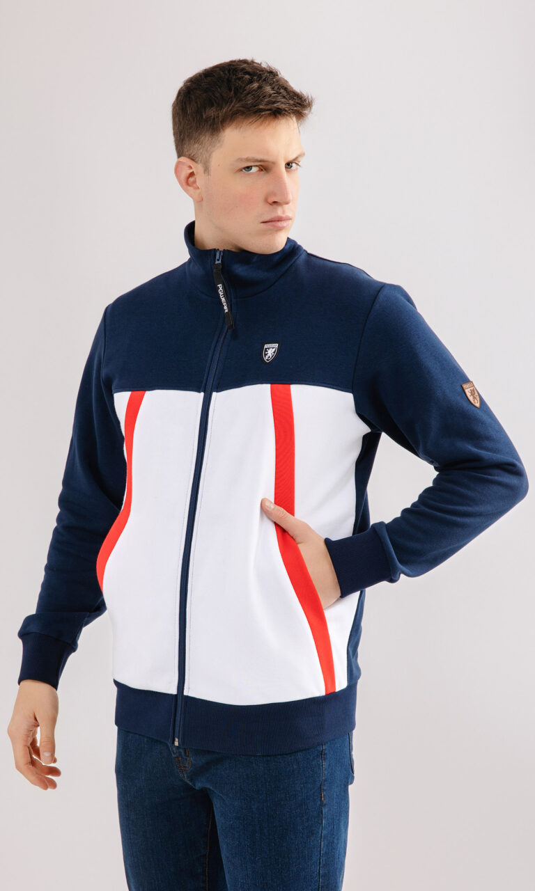 Bluza "Collar" Red/White/Blue